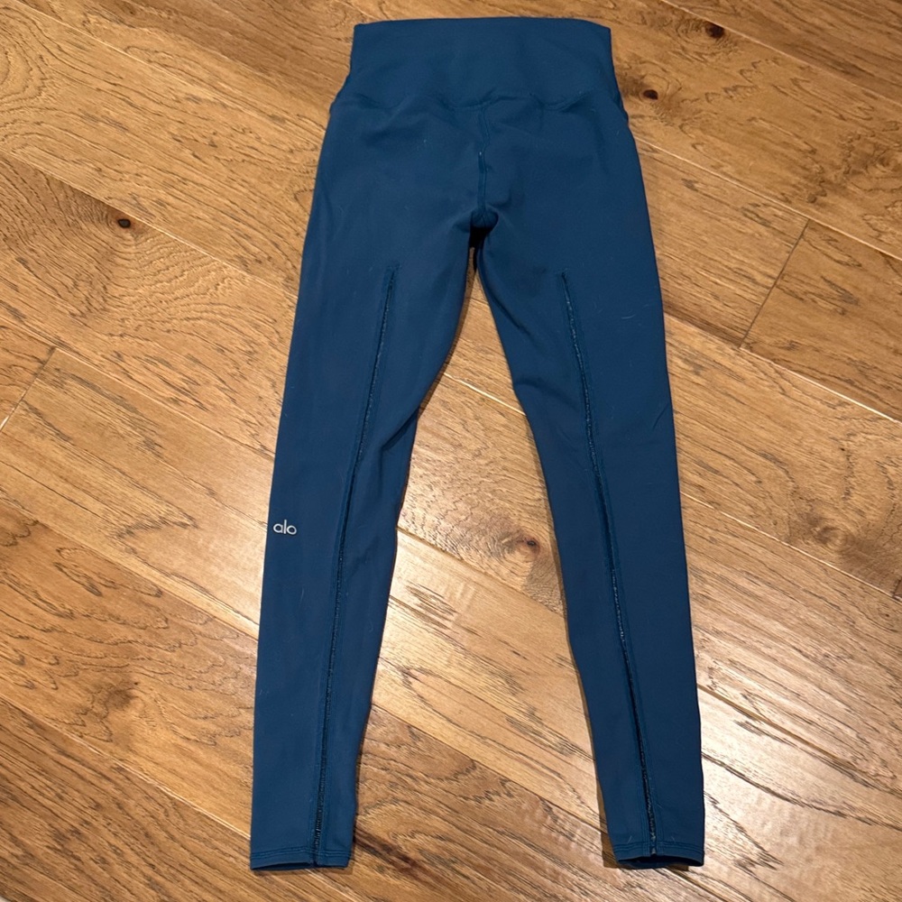 ALO Yoga Teal High-Waist Leggings